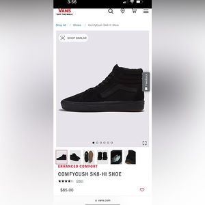 Comfycush black vans